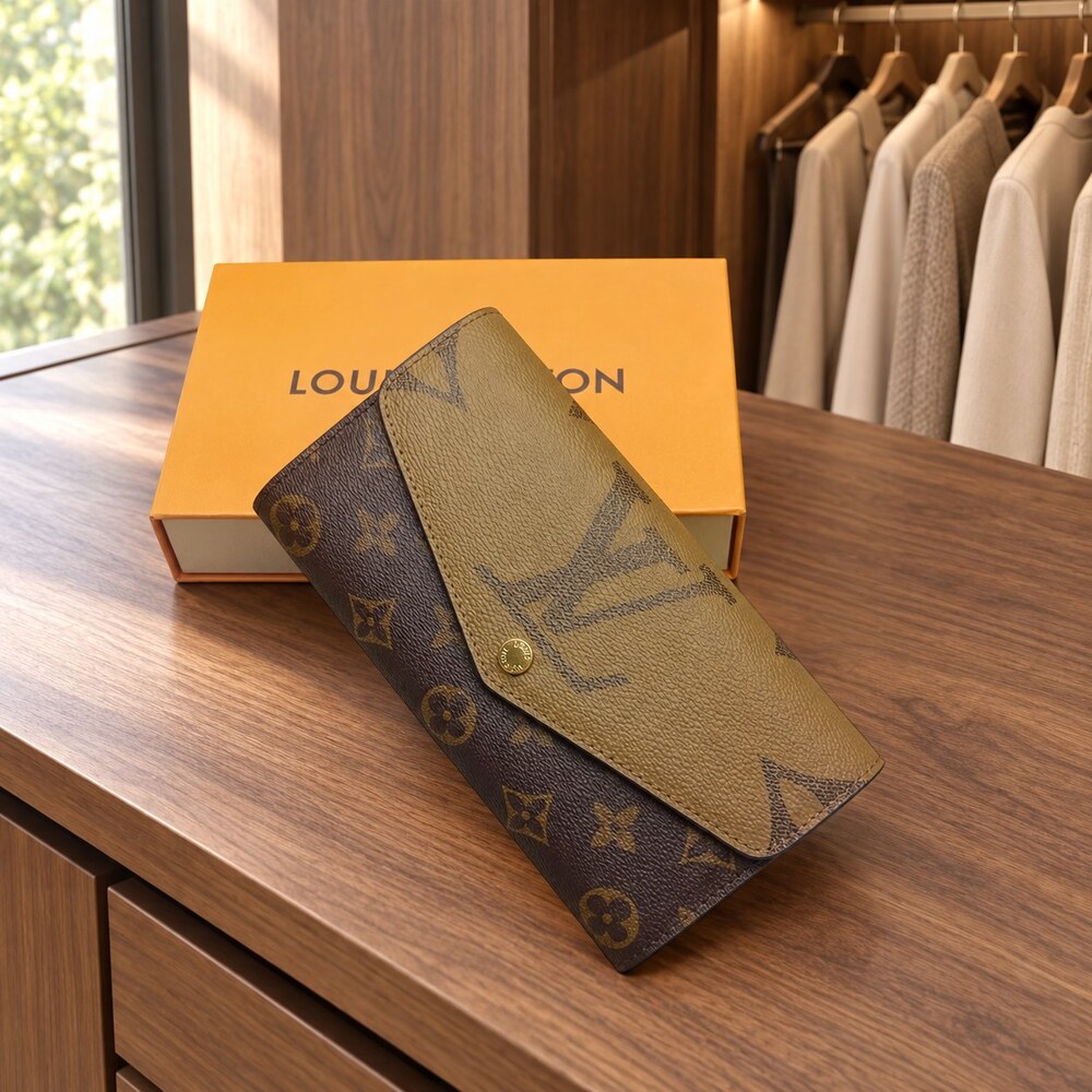 Louis Vuitton Sarah Wallet in Monogram Canvas - Picture 3 of 6